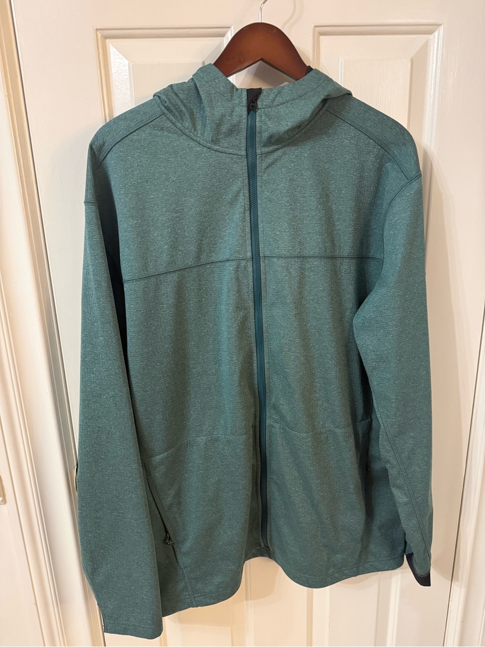 Burton Teal Full-Zip Performance Hoodie Jacket